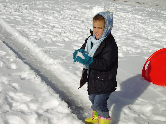 Macarena en la nieve