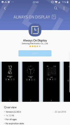 Get Always New in Face Clock Watch on Samsung Device (Android 8.0+)