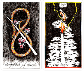 Wild Unknown Tarot Daughter of Wands The Tower Kim Krans
