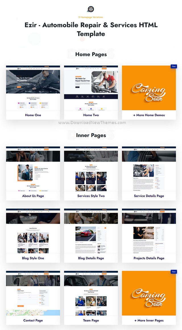Auto Repair Services HTML Template