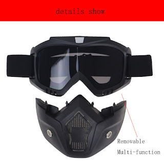 Kacamata Helm Masker Anti Corona