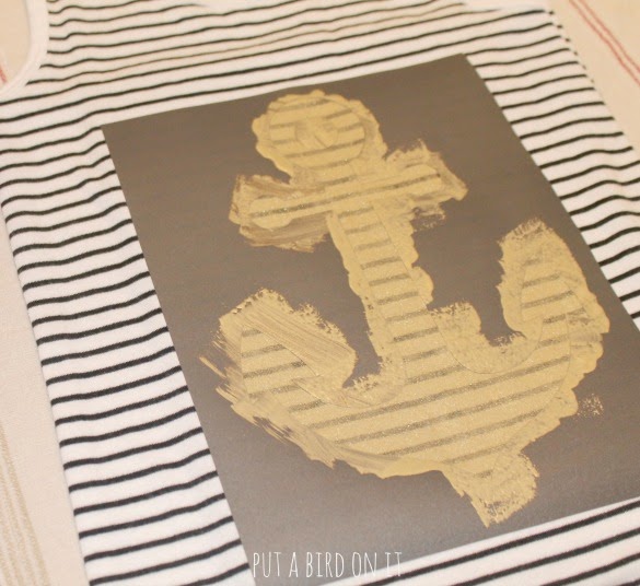 Easy DIY Anchor Tee Pretty Providence