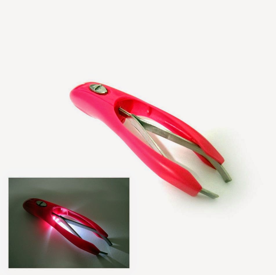 John Black Style's Korean Life Auto Tweezer With LED Light Facial Hair