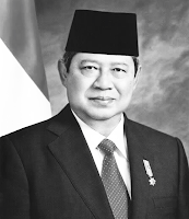 Foto Susilo Bambang Yudhoyono hitam putih