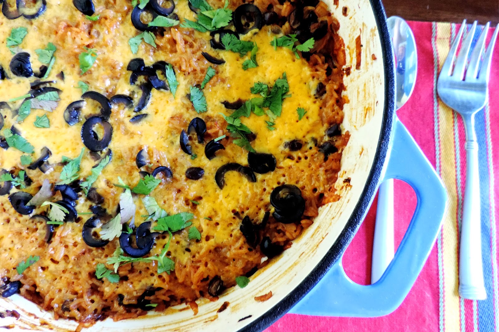Cheesy Mexican Rice The Kitchen Wife