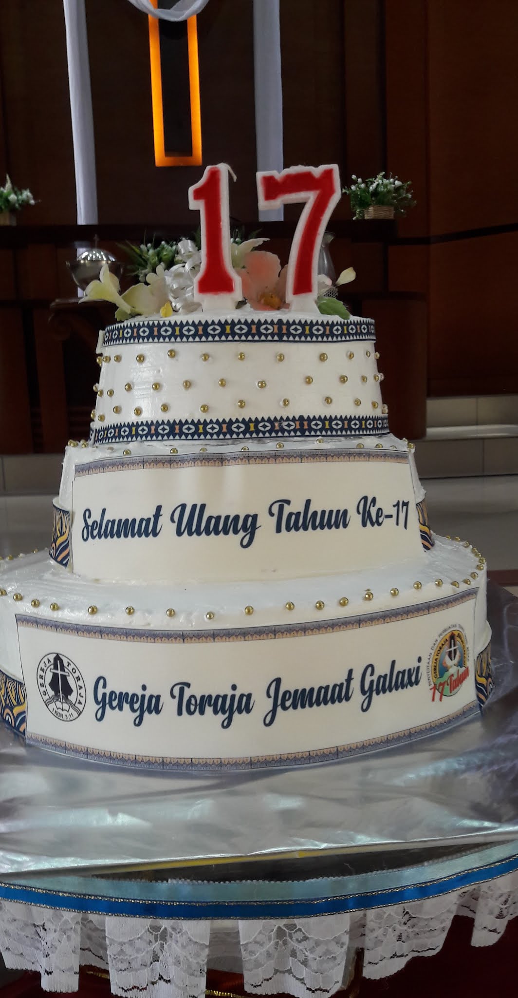 Kue Ulang TAhun Gereja Toraja Galaxi | Kurnia Cake