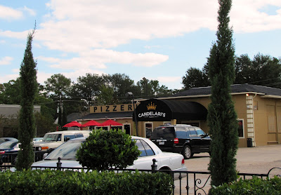 Photo of Candelari's Pizzeria on Memorial Drive - Building and Parking Lot