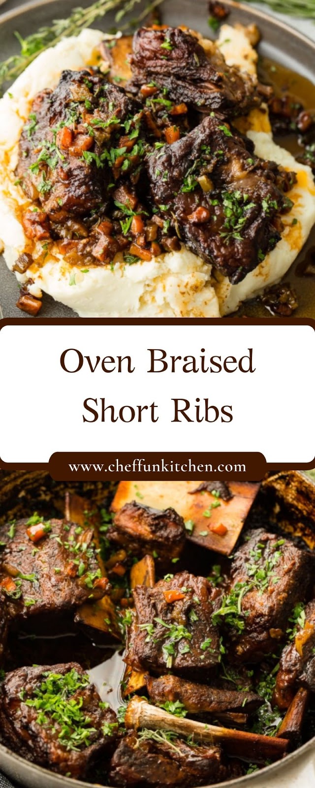 Oven Braised Short Ribs Oven Braised Short Ribs