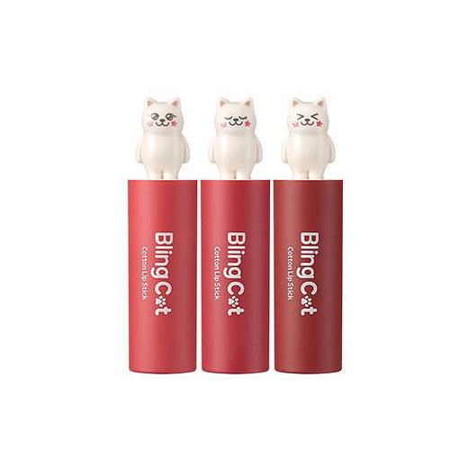 TONYMOLY Bling Cat Cotton Lipstick