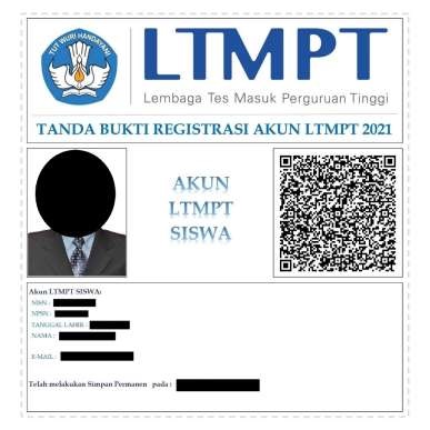 Download Panduan Cara Registrasi Dan Verifikasi Akun Siswa Di Ltmpt 2021 Pdf Snmptn Utbk Sbmptn Tahun 2021