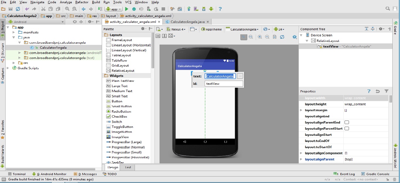 Progressbar android studio
