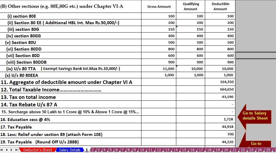 How to calculate tax for F.Y 202021 U/s 115BAC As per the