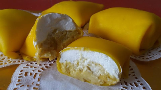 Resepi durian crepe azlina ina