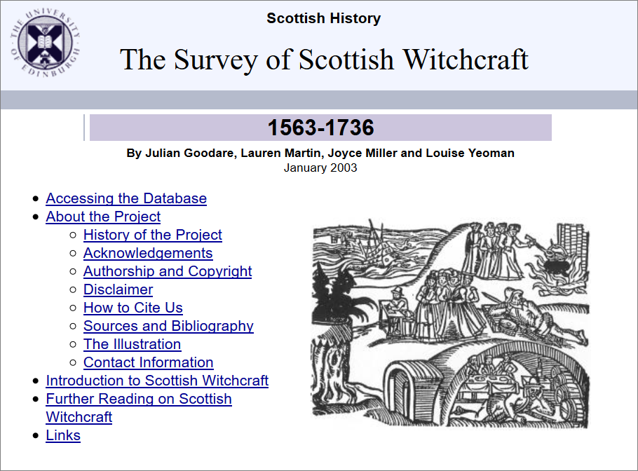 The GENES Blog Ancestry releases details of Scottish witches