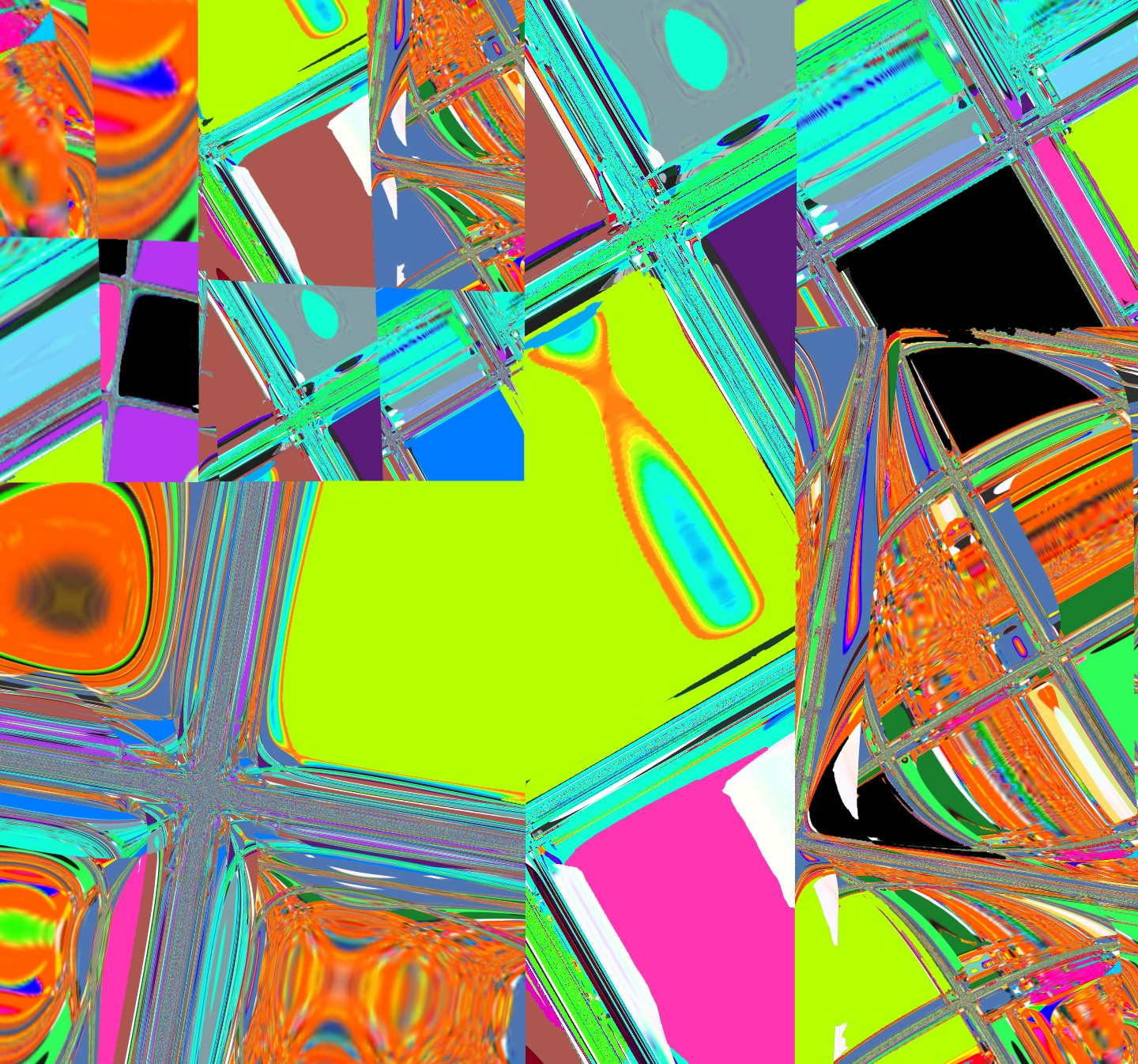 Kevin Willetts Multimedia "disorder IV" computer manipulation