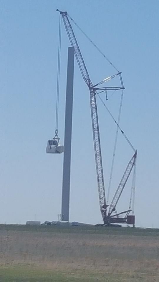 Industrial History Cranes with a Luffer Jib