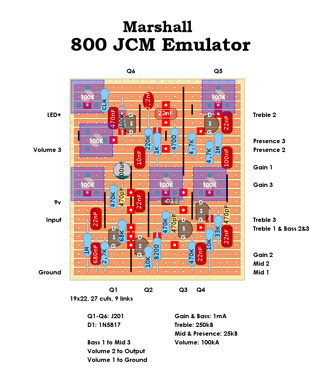 Dirtbox Layouts: Marshall 800 JCM Emulator