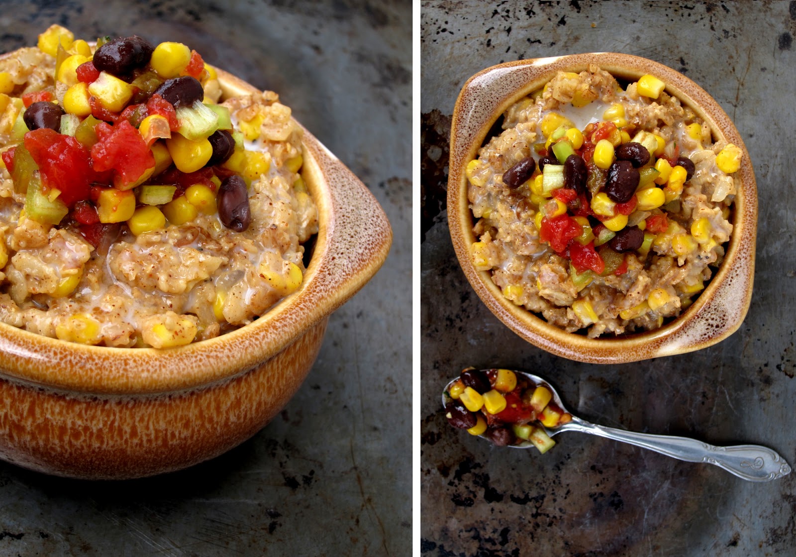 The Oatmeal Artist Savory Mexican Corn Oatmeal