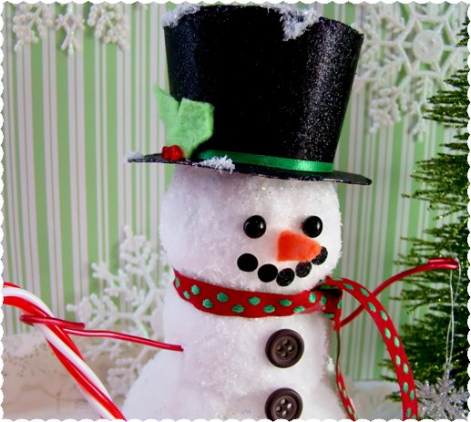 Alyssabeths Vintage: Frosty the Snowman DIY Tutorial - Dollar Tree Crafting