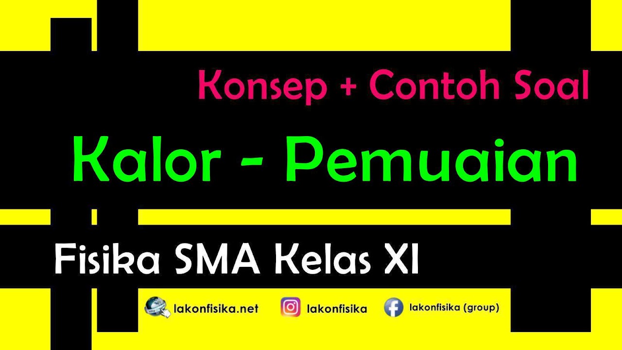 Konsep Dan Contoh Soal Kalor Dan Perpindahannya Pemuaian Fisika Sma Kelas 11 Lakonfisika Net