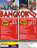 3Days/2Nights Bangkok USD65