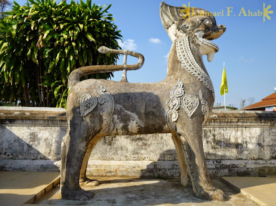 Tiger or Lion statue in Lampang, Thailand