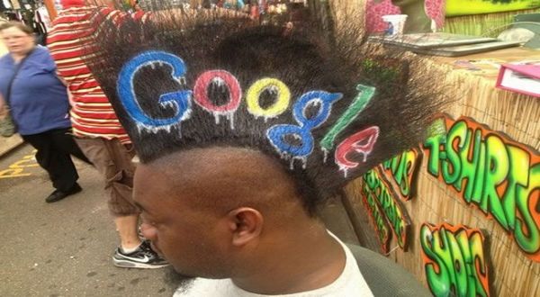 UNIK BANGET...Rambut gaya MOHAWK ini Dijadikan TEMPAT IKLAN, MAU COBA