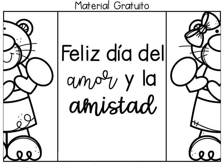 Tarjetas Para El Dia De La Amistad Para Colorear ar.inspiredpencil.com