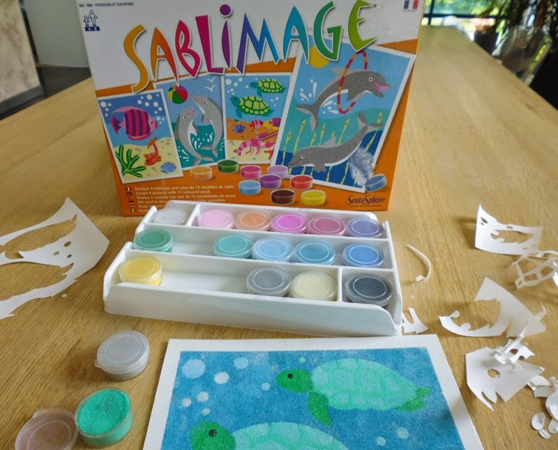 Brico des Miss: Tableau en sable coloré