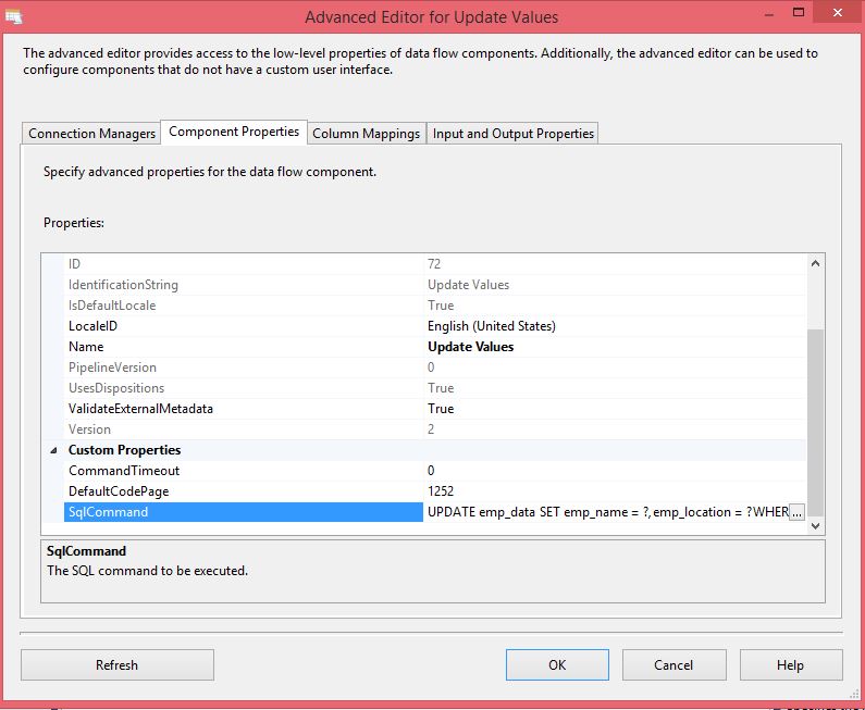 Simply SSIS Using OLE DB Command to insert new records & update Existing Records in SQL SERVER