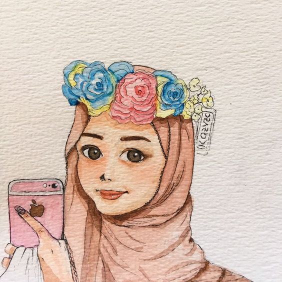 kartun muslimah wallpaper cute Elinotes Review By Eli Setiawan