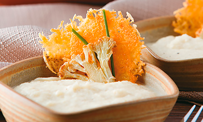 receta pure de coliflor cocina saludable para niños low carb baja en carbohidratos