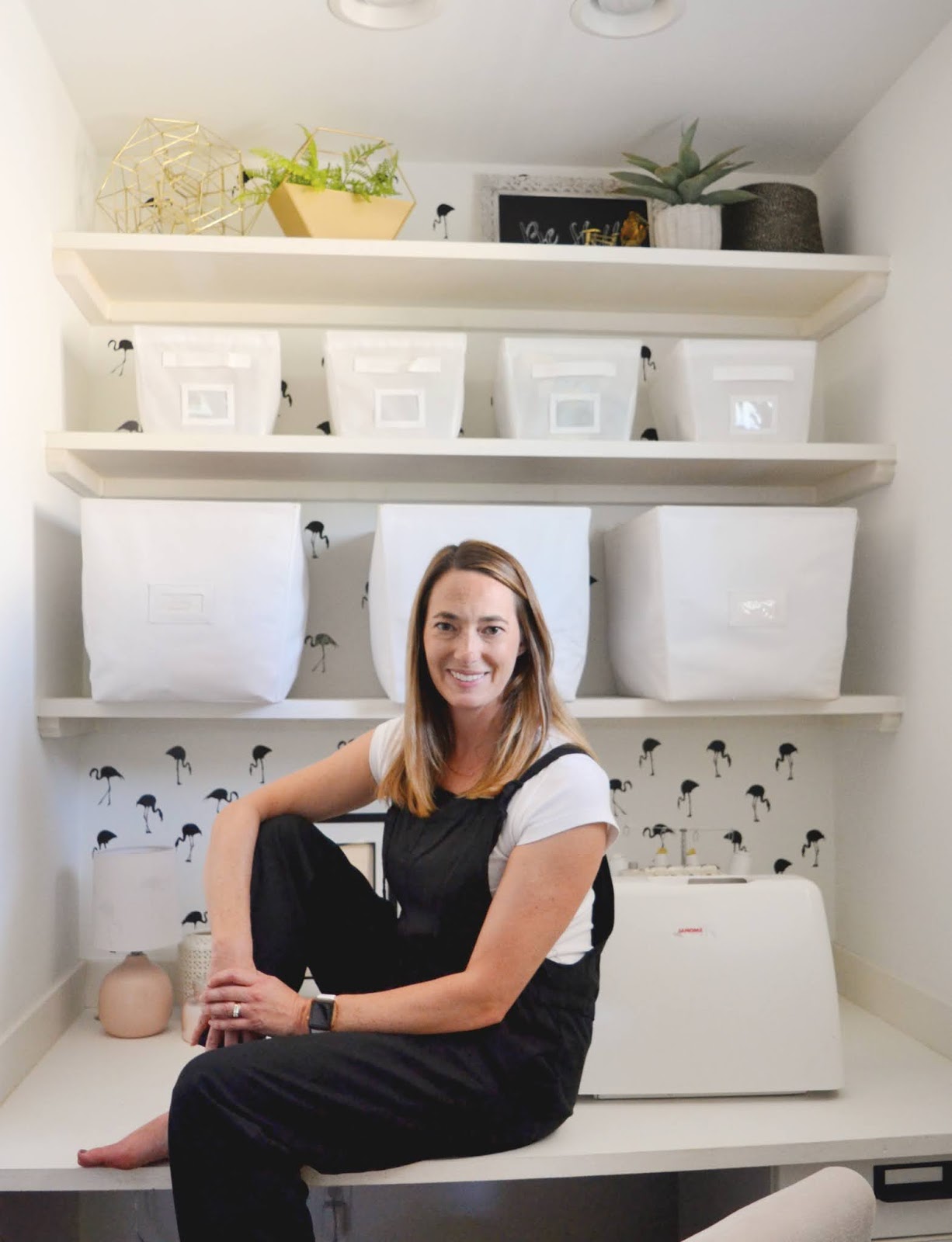 DIY Removable Vinyl Wallpaper made with the Cricut Joy