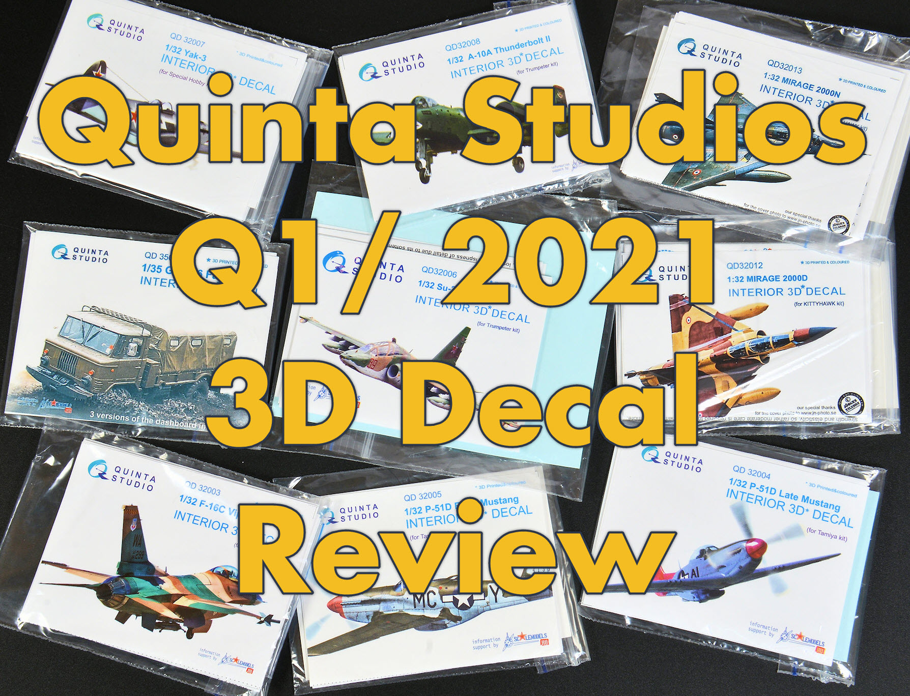 The Modelling News Review Qunita Studio Interior 3DDecals 1/32nd