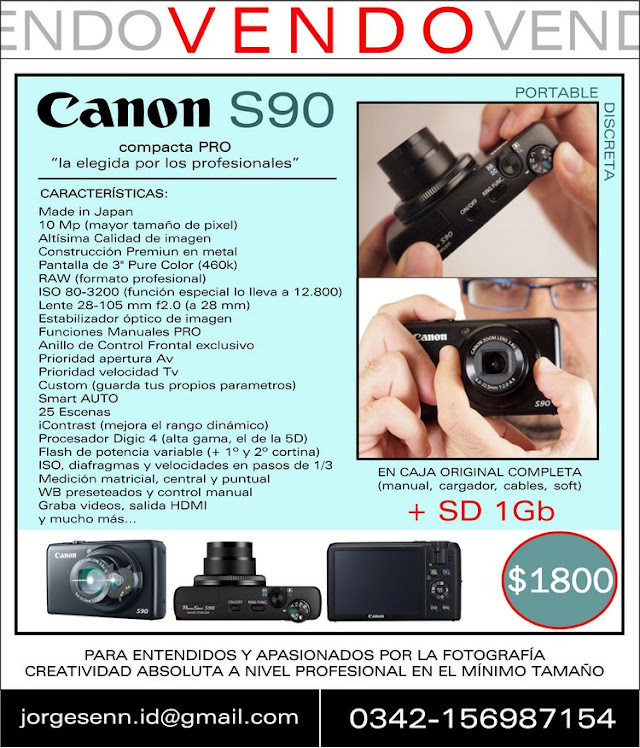 VENDO CANON S90
