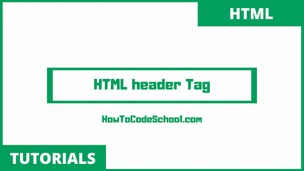 HTML header Tag