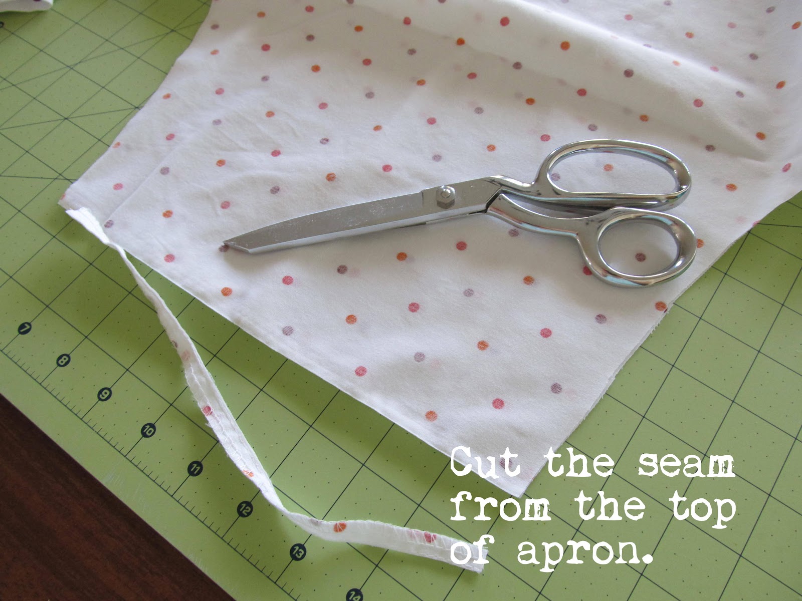 Pickup Some Creativity Ruffled Pillowcase Apron Tutorial