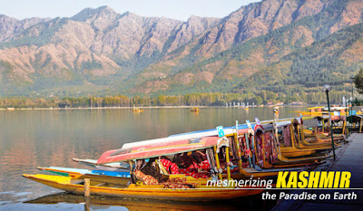 Shikara in Dal Lake Srinagar, Kashmir
