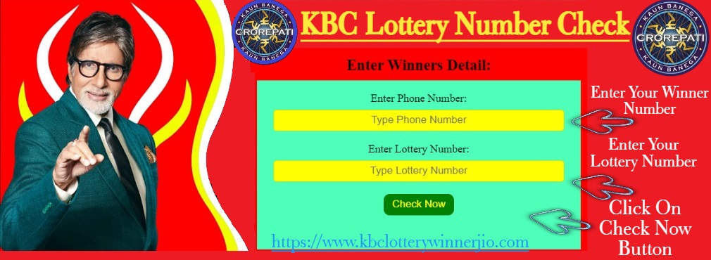 KBC Lottery Number Check Online KBC Lottery Number Check