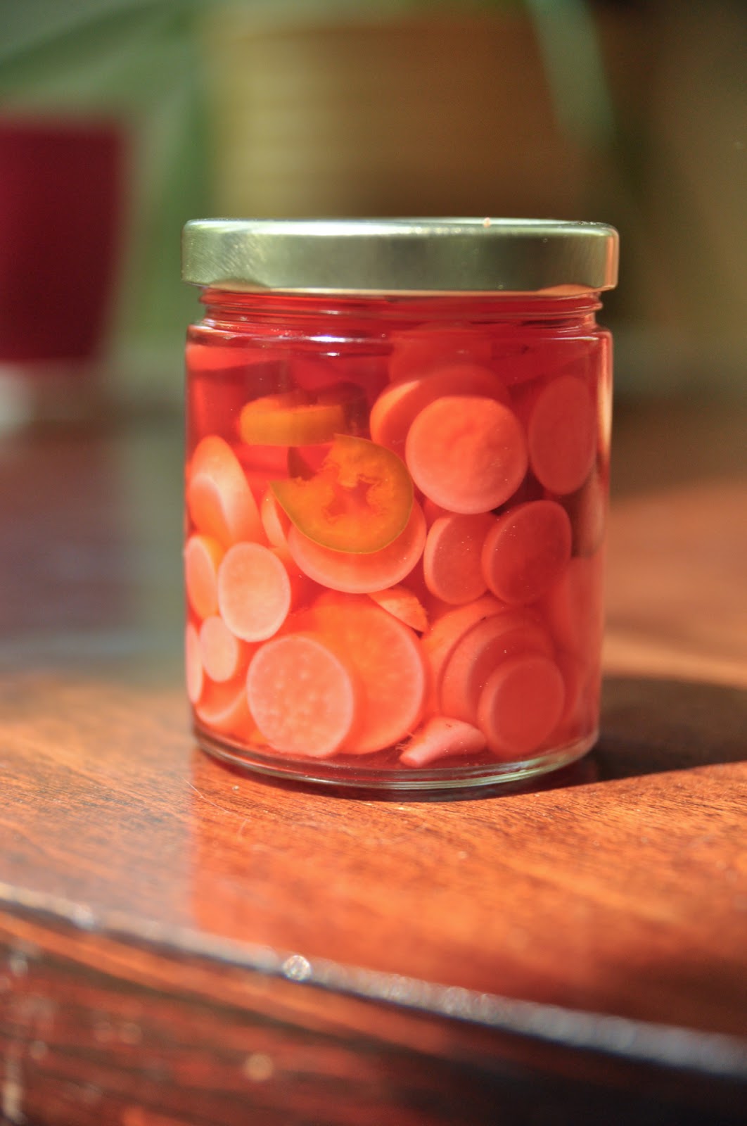 Rustic Modern Pickled Radishes