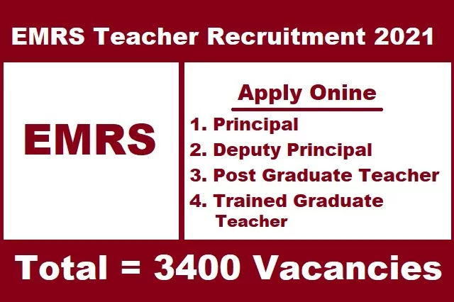 EMRS Teacher Recruitment 2021