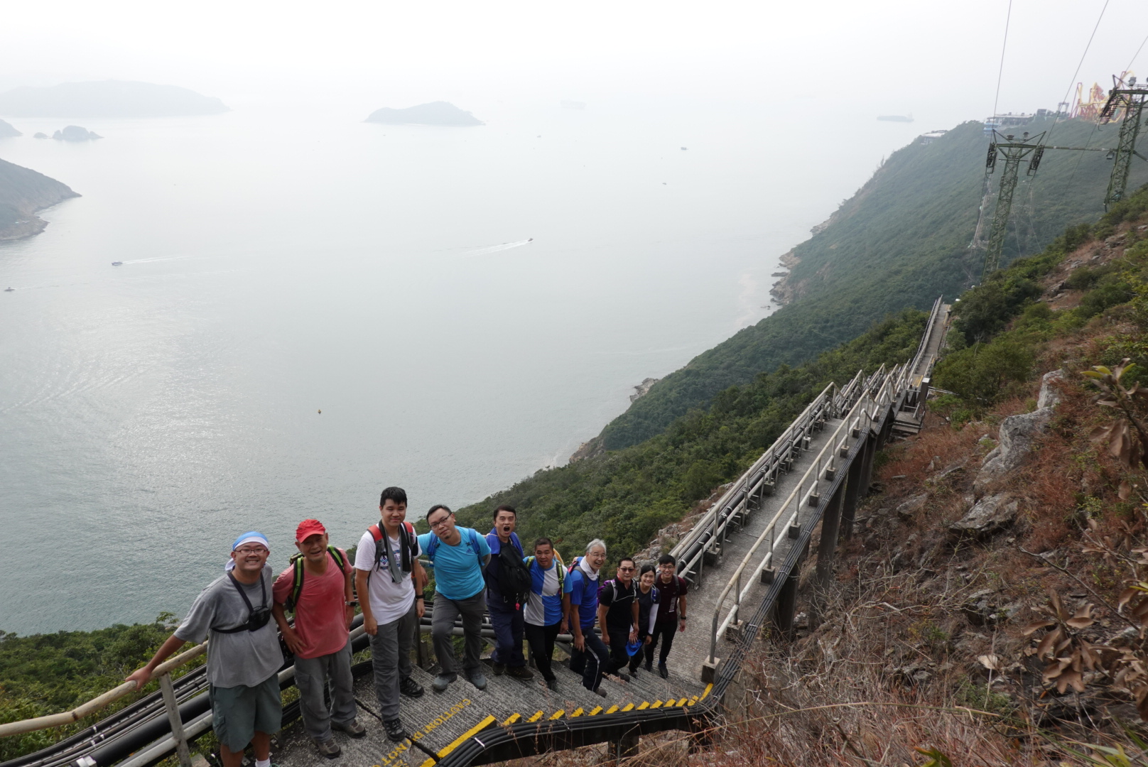 消耗五百食翻一千※香港行山記 海洋公園纜車救援徑→南朗山 Ocean Park Cable Car Rescue Trail→Brick Hill