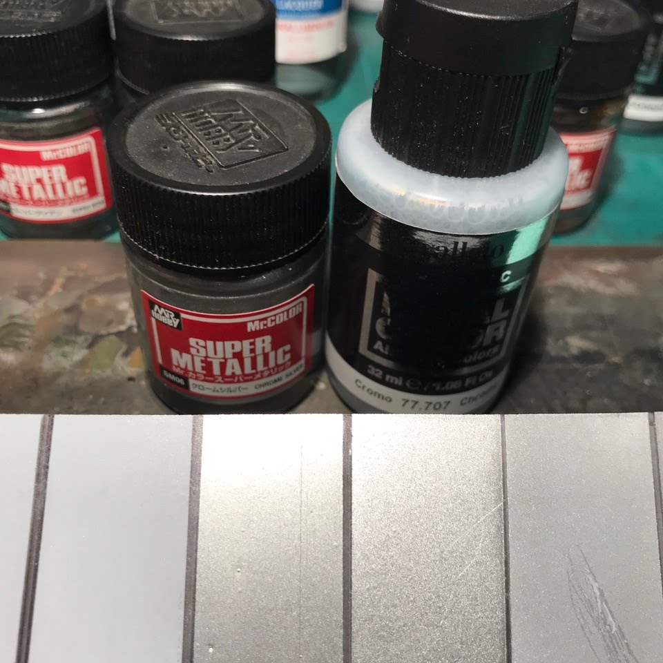 My personal tests with Vallejo Metal Air paint