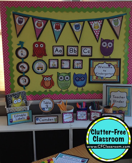 Owls Themed Classroom Ideas Printable Classroom Decorations
