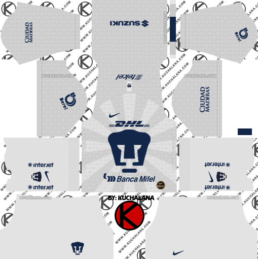 Pumas UNAM 2019/2020 Kit - Dream League Soccer Kits