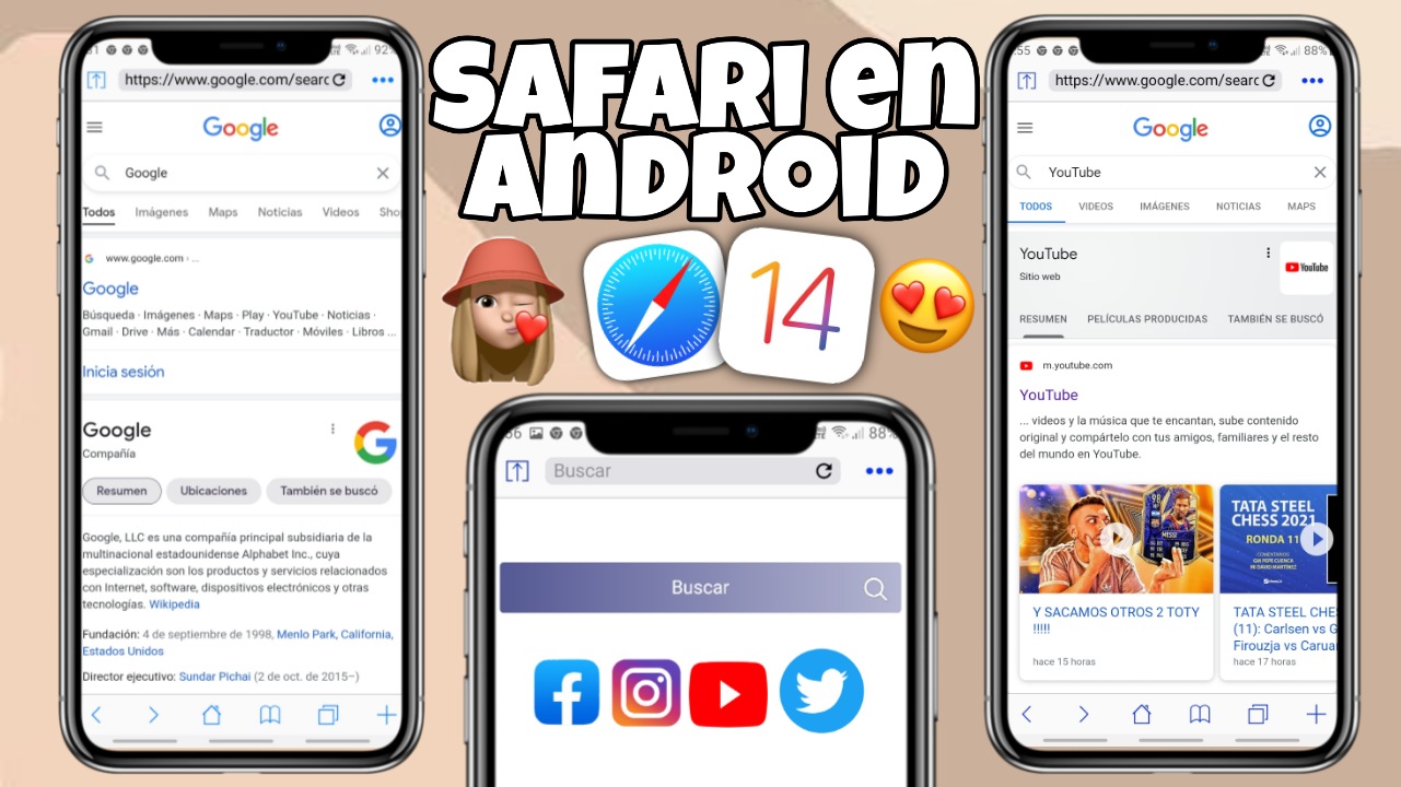 safari sur android