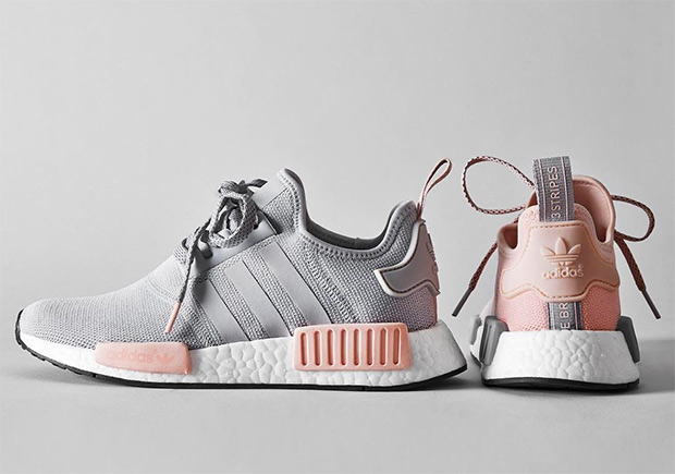 adidas nmd gris y rosa