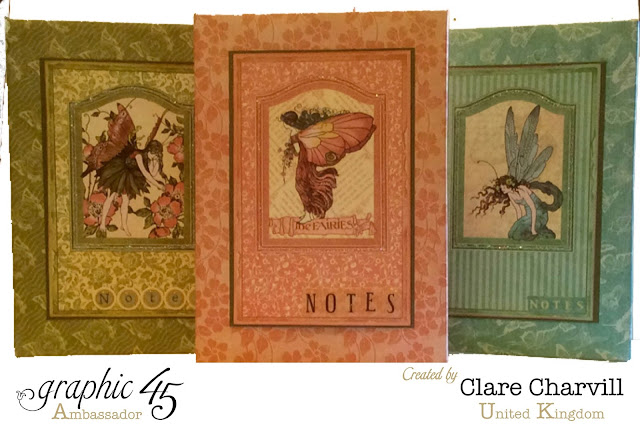Once Upon a Spring Time Notebook Holders Clare Chervil Graphic 45 