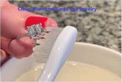 How to Clean Diamond Rings and jewelry at Home Safely