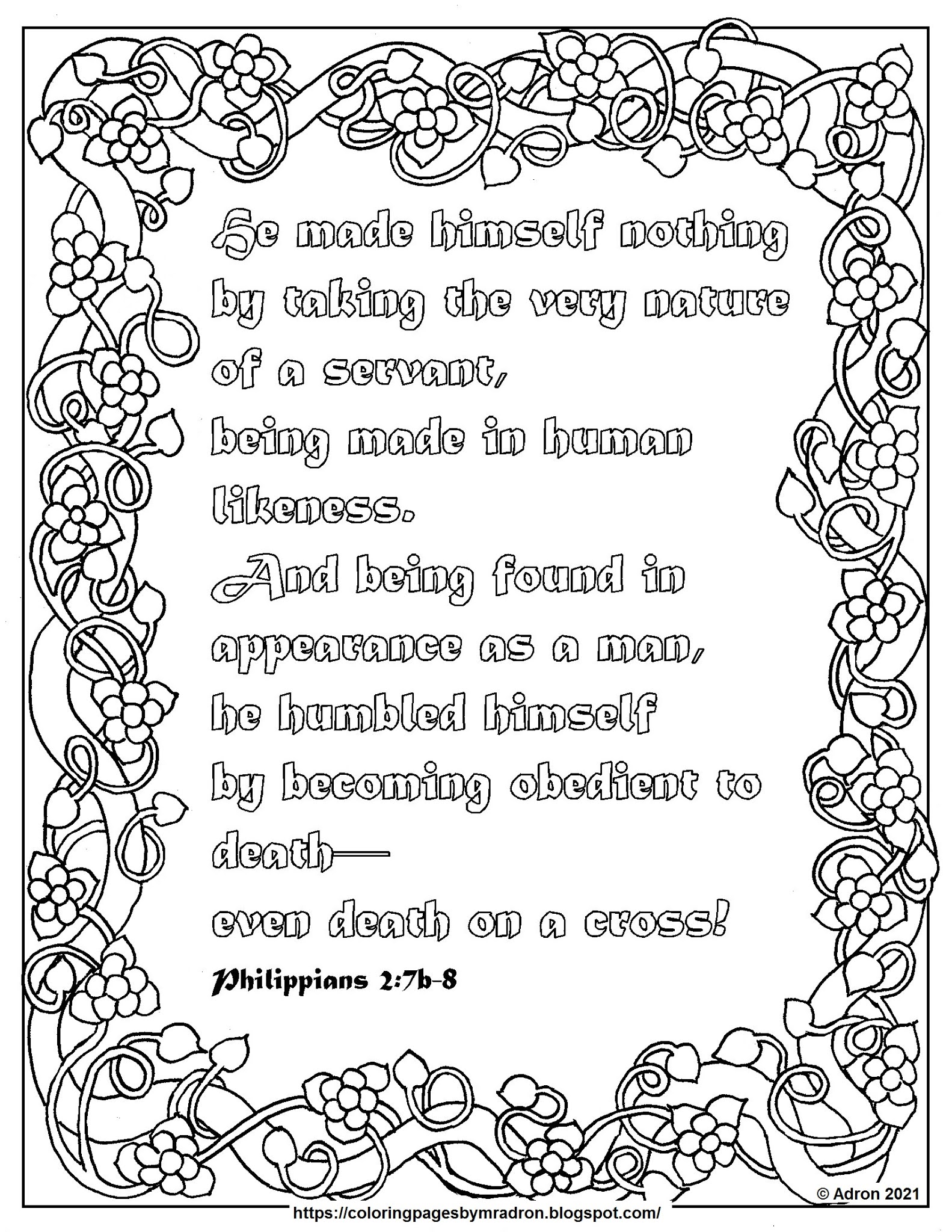 Philippians 4 13 Coloring Page | My XXX Hot Girl